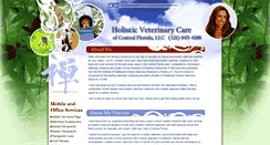 Desktop Screenshot of holisticveterinaryorlando.com